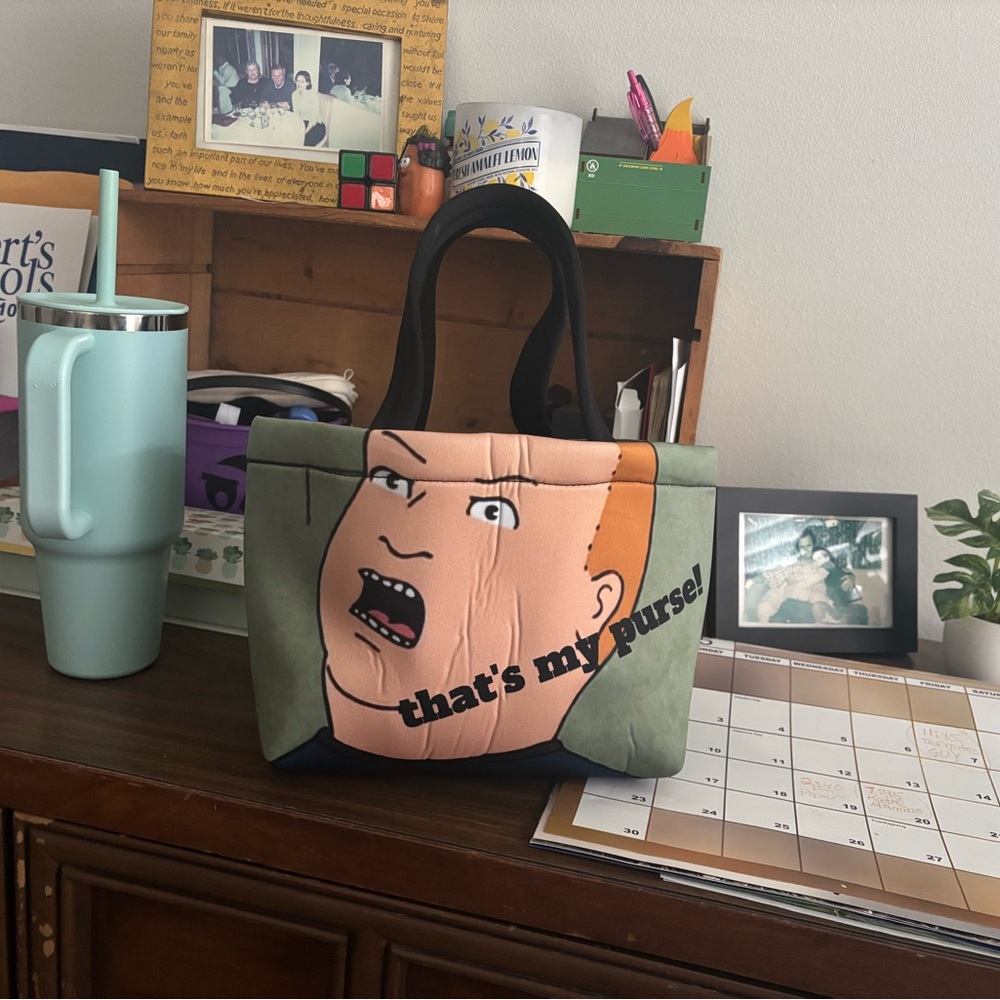 King of the Hill inspired thermal lunch tote